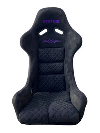 Lethal x Status Circuit Composite Bucket Seat with Diamond Stitching (FIA) - LethalCulture