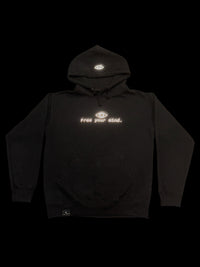 Free your mind Hoodie (Black w/Reflective)