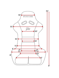 Lethal x Status GTX Bucket Seat with Diamond Stitching - LethalCulture